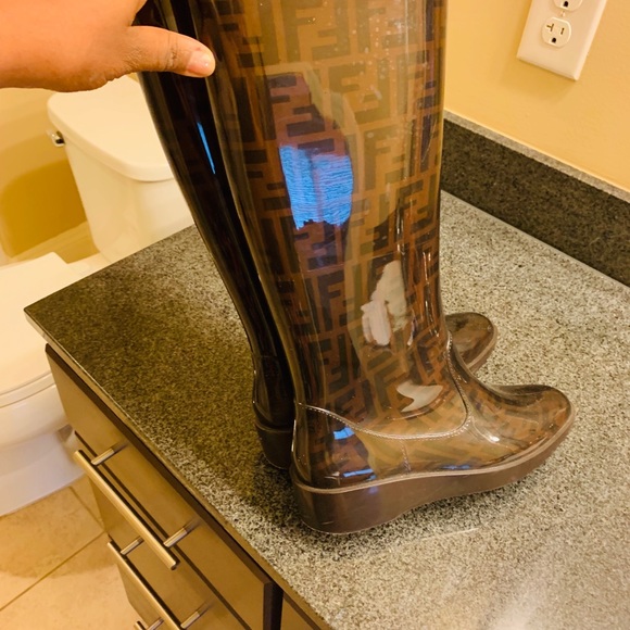 fendi rain boots
